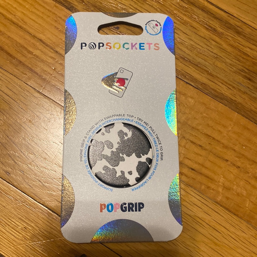 POPSOCKETS phone grip and stand with swappable top